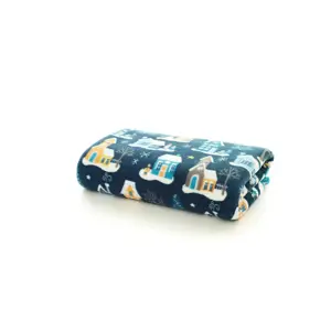 Deyongs Festive Village Super Soft Fleece Throw